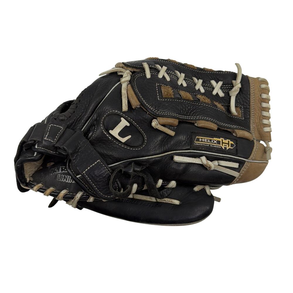 Louisville Slugger TPS Helix HS1401 14" Softball Glove RHT Leather Dual Wing